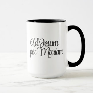 Taza Ad Jesum per Mariam (To Jesus through Mary) Coffee