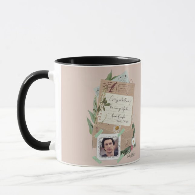 Taza Adam Driver "Actuando" Cita Mug (Izquierda)