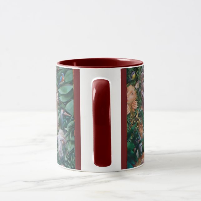 Taza Adán que nombra los animales y el Appearancce de (Asa)