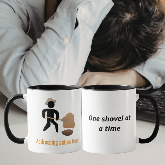 Taza Addressing Action Items Mug (Subido por el creador)