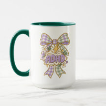Taza ADH Cute Boho Bow Cerebro Rayo