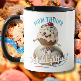 Taza ADHDelitista Sundae TDAH personalizado