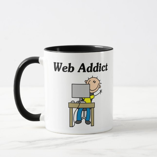 Taza Adicto a la Web (Izquierda)