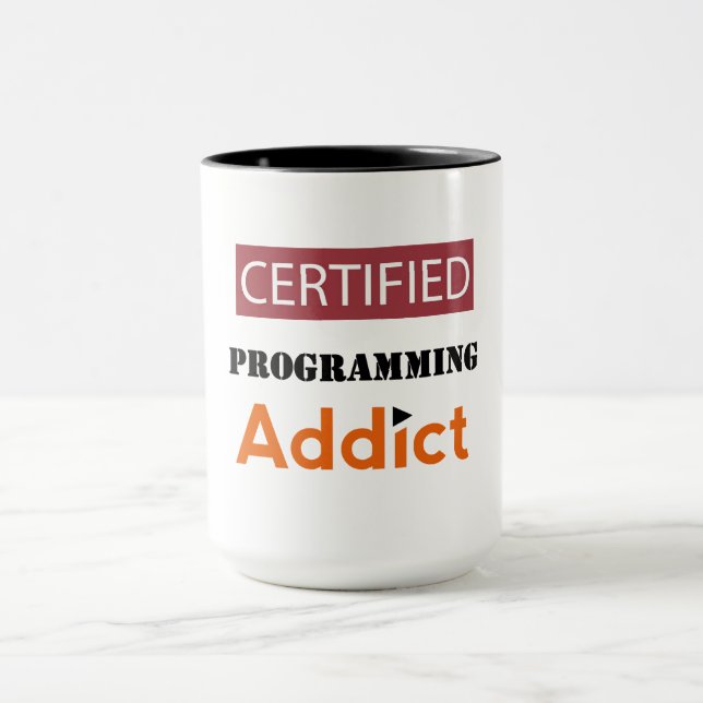 TAZA ADICTO DE ROGRAMACIÓN CERTIFICADO (Centro)