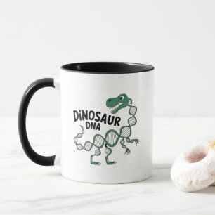 Taza ADN de dinosaurio personalizado - Ciencia pre-hist
