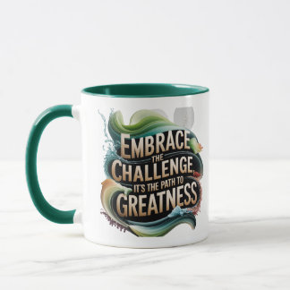 Taza Adoptar el desafío: camino a la grandeza