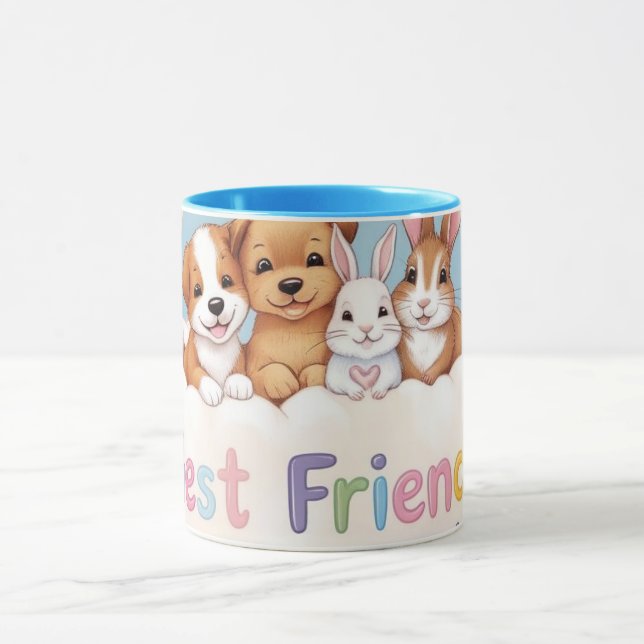 Taza Adorable Cat Best Friends Forever (Centro)