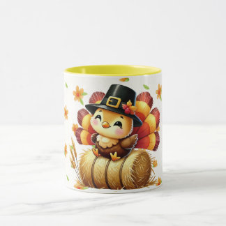 taza adorable de pavo 6