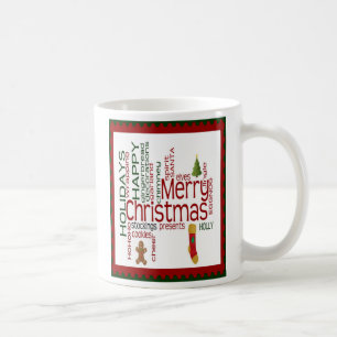 Taza adorable del navidad