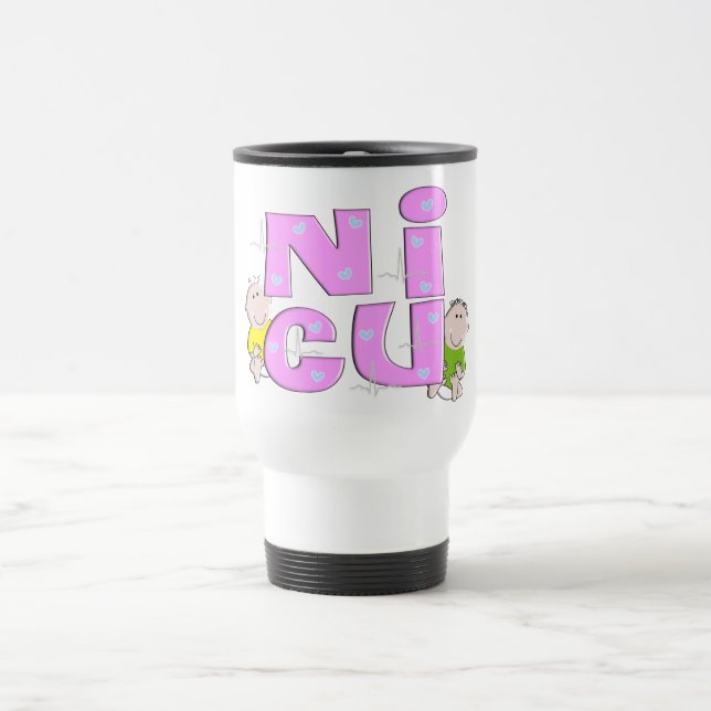 Taza adorable del viaje de la enfermera de NICU (Centro)