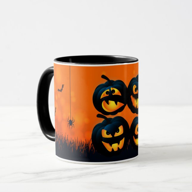 Taza adorable diseño de mugre de Halloween (Anverso izquierdo)