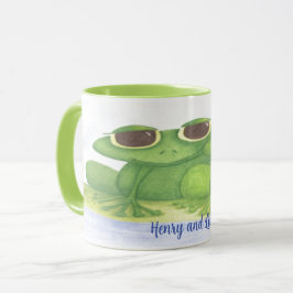 Taza Adorable Frog Lovers