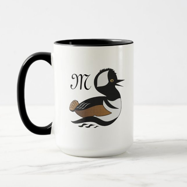 Taza Adorable Personalizado de pato de Merganser Hooke (Izquierda)