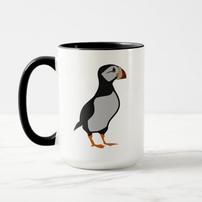 Taza Adorable Personalizado Permanente de la Aleta de P (Izquierda)