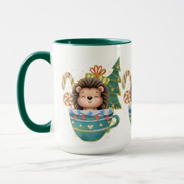 Taza Adorables Navidades Maravilloso Lion Mug (Izquierda)