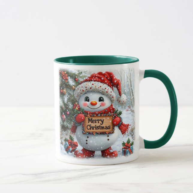 Taza Adorables Navidades Snowman (Derecha)