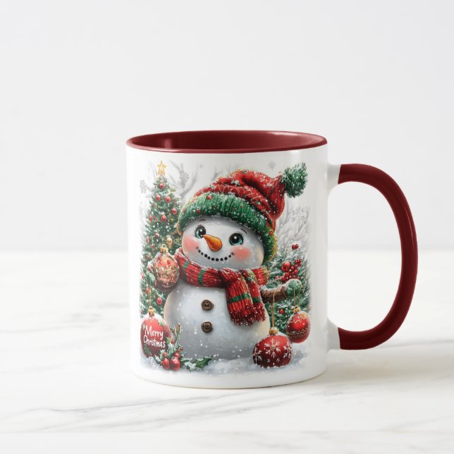 Taza Adorables Navidades Snowman (Derecha)