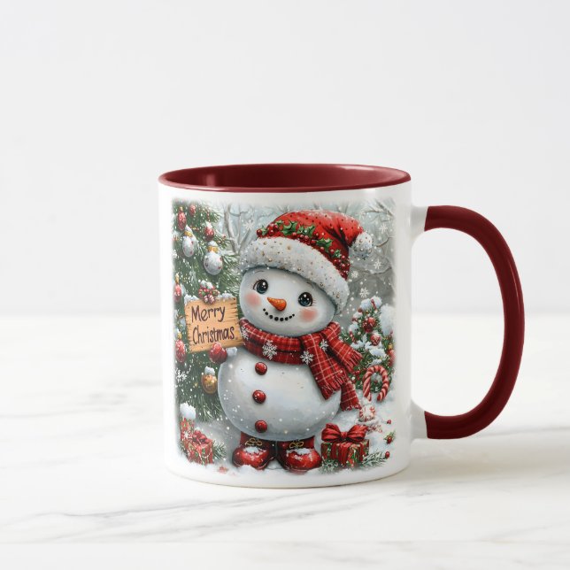 Taza Adorables Navidades Snowman (Derecha)
