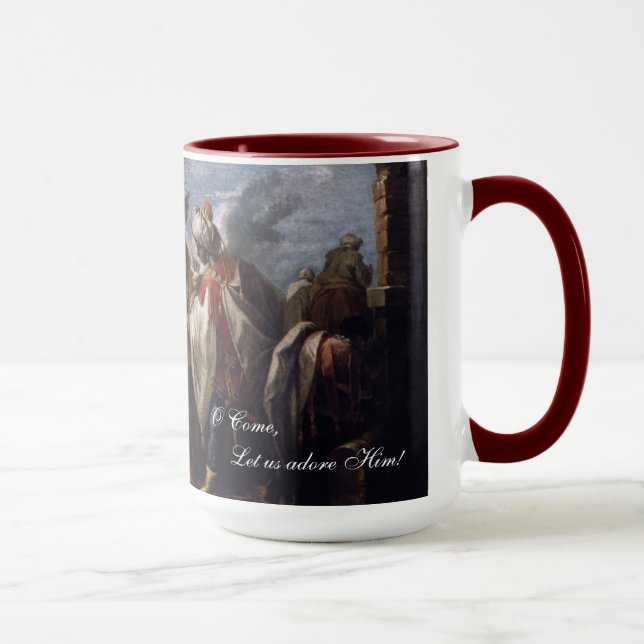 Taza Adoración de unos de los reyes magos (Derecha)