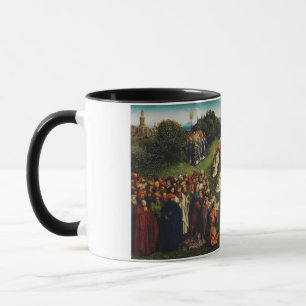 Taza Adoración del Cordero Místico de Jan van Eyck Arte