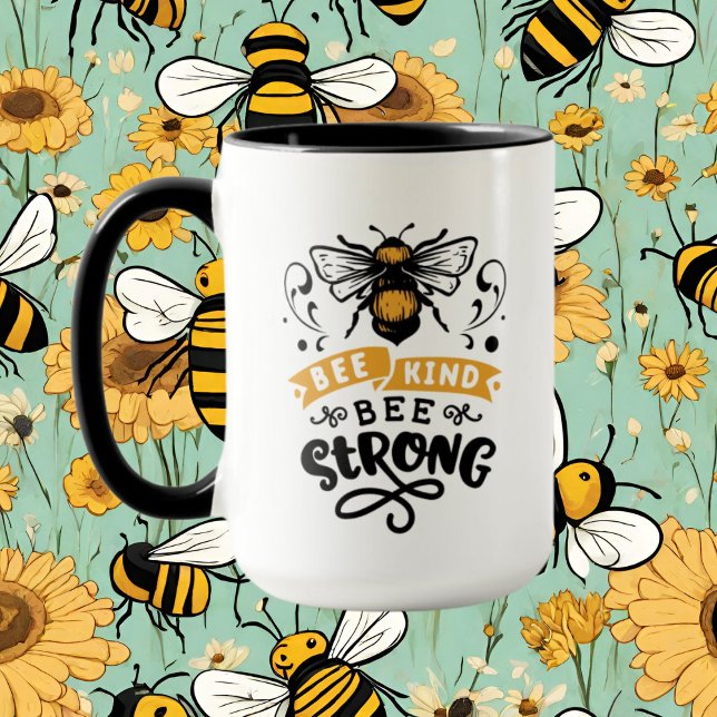 Taza adoradores de abejas inspiradoras lindas arte de p (Subido por el creador)