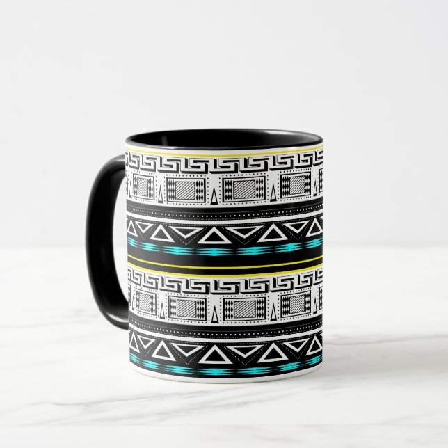Taza Adorno étnico (Anverso izquierdo)