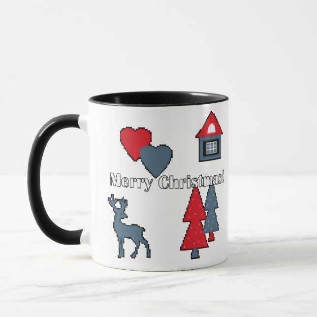 Taza adornos de Navidad (Izquierda)