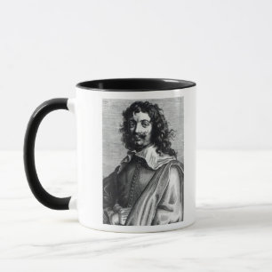 Taza Adriaen Brouwer, grabado por Edme de Boulonois