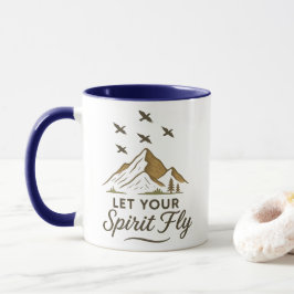 Taza Adventure Mug | Que tu espíritu vuele | Montaña y 