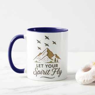 Taza Adventure Mug | Que tu espíritu vuele | Montaña y