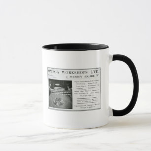 Taza Adverisement para Omega Workshops Ltd