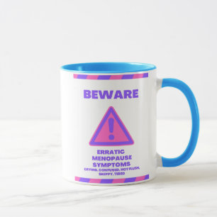 Taza Advertencia de menopausia