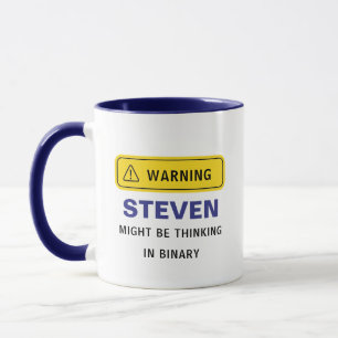 Taza Advertencia: [Nombre personalizado] podría estar p