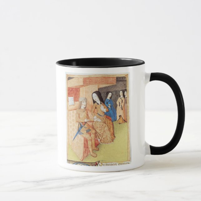 Taza Aeneas y Dido, de los trabajos de Virgil (Derecha)