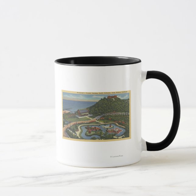 Taza Aerial del Jardín Oriental de Bernheimer (Derecha)