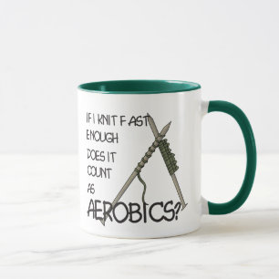 Taza Aeróbicos que hacen punto