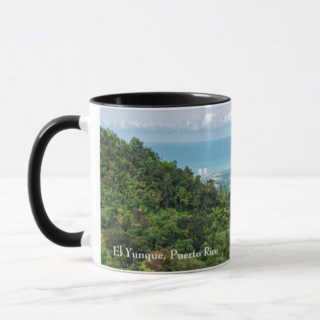 Taza Aerolíneas de puerto costero rico en el yunque (Izquierda)