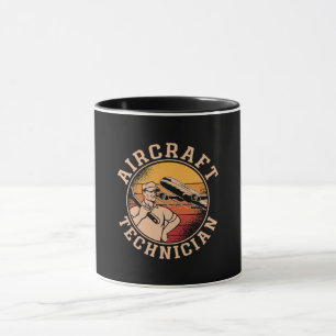 Taza Aeronaves Mecánicas Aeronaves Técnico Aviación