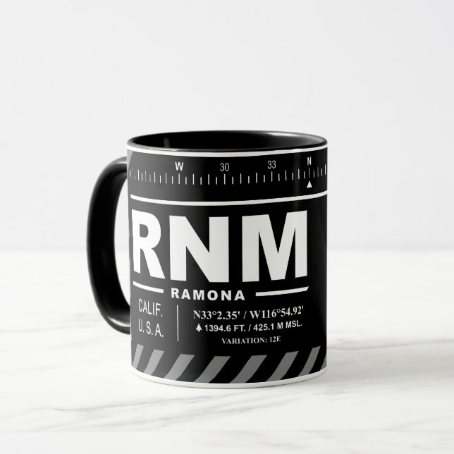 Taza Aeropuerto de Ramona RNM (Anverso izquierdo)
