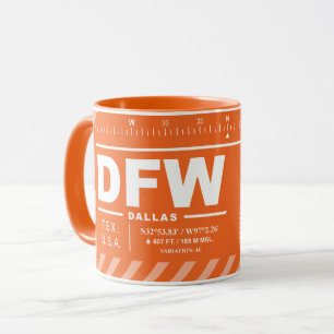 Taza Aeropuerto Internacional Dallas-Fort Worth DFW