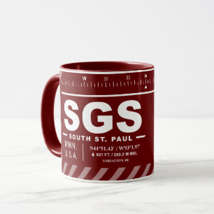 Taza Aeropuerto Municipal de South St Paul Fleming Fiel