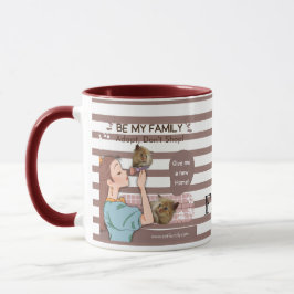 Taza Afectuosos amantes de gatos orgullosos de su famil
