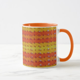 Taza - afgano naranja