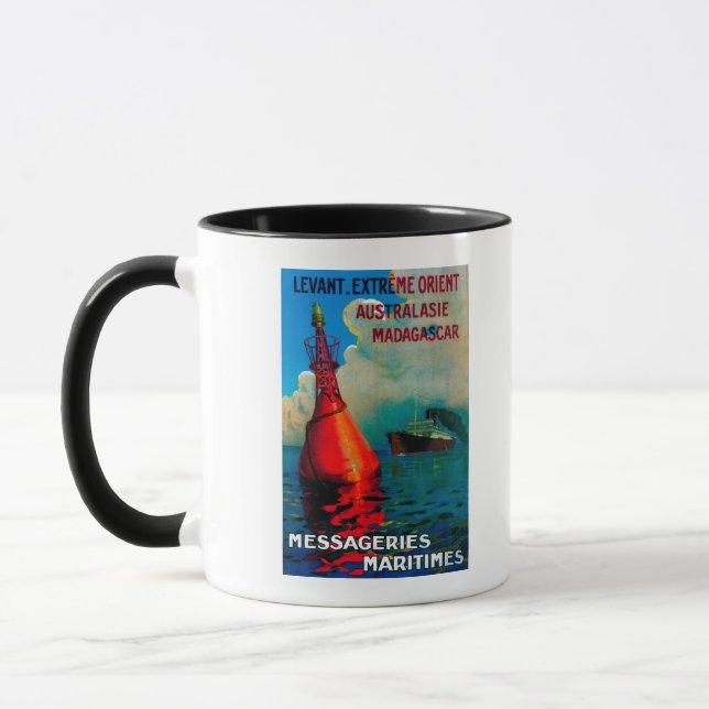 Taza Afiche de cosecha de vintage de Levante Extremo Or (Izquierda)