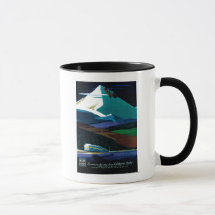 Taza Afiche de cosecha de zephyr del Pacífico Occidenta