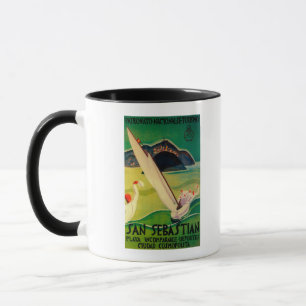 Taza Afiche de San Sebastián