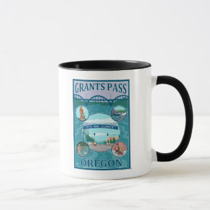 Taza Afiche de viaje de OregonScenic