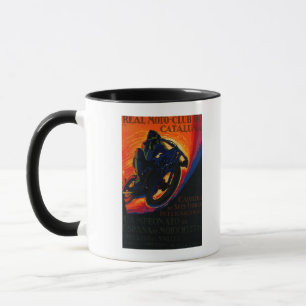 Taza Afiche original del Moto Club RealEurope