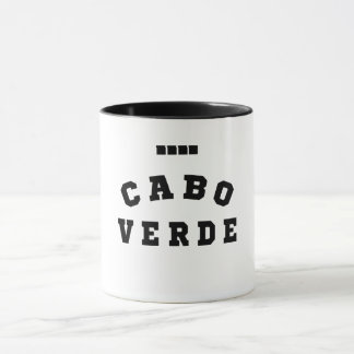 Taza Aficionado de Fútbol de Cabo Verde