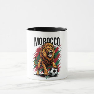 Taza Aficionado de Fútbol León de Marruecos 2026